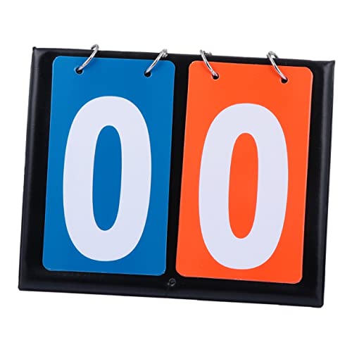 Abaodam Basketball Scoreboard Flip Score Keeper Lightweight Portable Design for Easy Use for Games and Competitions Durable Materials and Combination