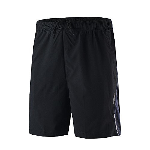 ARSUXEO Men's Sports Pockets Running Shorts