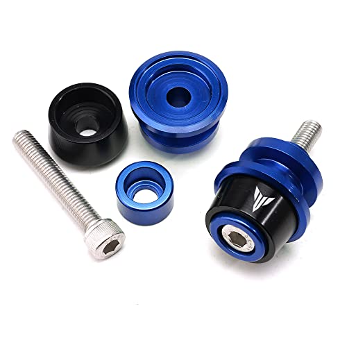 Mowok 2Pcs Cnc Aluminum Motorcycle Swing Arm Spools Slider Stand Screws Fit For Yamaha Mt-03 Mt09 2022 Mt10 Tracer 900Gt Yzf R1 R3 R6 R7 #TOP7