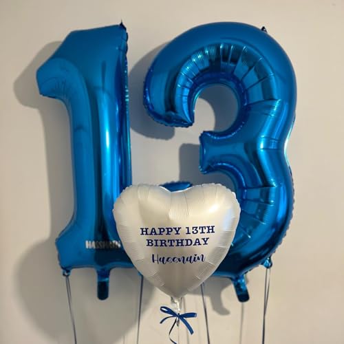 Image of 1 Balloon Numbers Birthday Decorations, 40In Dark Blue Balloons for Party | Eye-catching Appearance, Perfect Decorative Centerpieces, Convenient Self-sealing Structure, Widely for Various Occasions