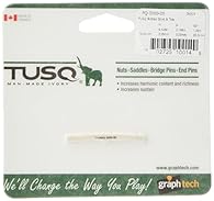 GraphTech Tusq ~ Man-Made Ivory Guitar Nuts PQ-5000-00 - slotted ST style Guitar makers and players agree... guitars come alive with TUSQ man-made ivory. TUSQ delivers the optimum frequencies from the strings to the guitar top, producing richer and f...