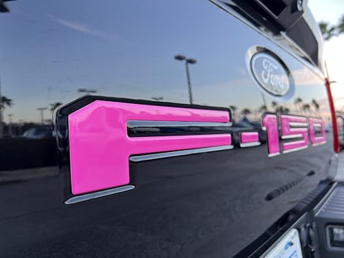 Image of F-150 Tailgate Emblem Letter Inserts - Compatible with 2021-2026 F-150