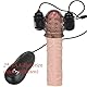Eichel Stimulator Männer mit 12 Modi, Masturbatoren für Männer, Prostata Stimulation Männer, Vibratorensets für Männer, Sexspielzeug für Männer mit 2 Caps und 2 Bullet Vibratoren