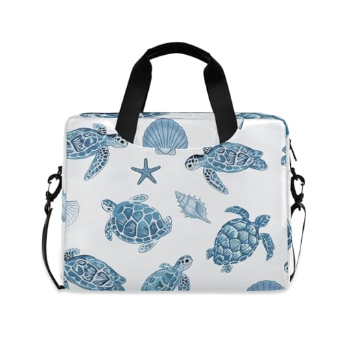 Maletín para portátil con estampado de tortuga marina