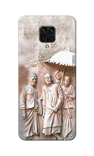 Image of Printed Hard Back Cover Case for Mi Poco M2 Pro Back Cover (Sai Baba) -1803