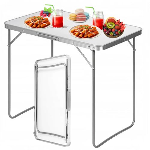 KRUMAD Campingtisch Klappbar 70x50x60 cm, Gartentisch Ausziehbar, Klapptisch Camping, Wetterfest und Stabil, Ideal für Camping, Garten, Balkon, Picknick, Beinverriegelungssystem, Tragbar mit Griff KRUMAD Campingtisch Klappbar 70x50x60 cm, Gartentisch Ausziehbar, Klapptisch Camping, Wetterfest und Stabil, Ideal für Camping, Garten, Balkon, Picknick, Beinverriegelungssystem, Tragbar mit Griff