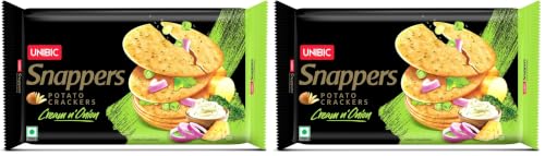 Image of Unibic SNAPPERS P C CREAM ONION 24 X 280 G (Pack of 2)