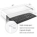 Clear Acrylic Keyboard Cover Protector Anti-Cat,2 in 1 Keyboard Bridge Protector and Monitor Stand