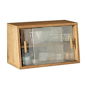 zyr Japanische Style Sideboard Küche Haushalt Arbeitsplatte Lagerschrank Pantry Lagerung Tee Schranktisch Massivholz Lagerschrank Mini Schrank (Color : Wood Color, Size : 60cm)