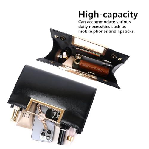 Image of Gurina Evening Clutch Purses for Women Formal Party Clutch Bags Cocktail Prom Fashion PU Leather Shoulder Handbags