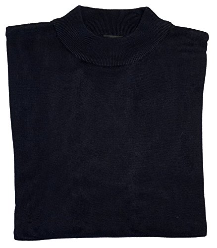 FX Fusion Men's Solid Color Mock Neck Sweater