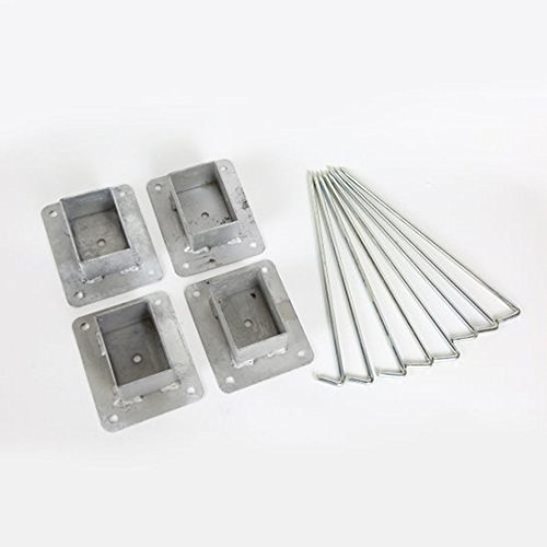 Metal Ground Anchor Pack for Garden Arbour