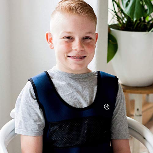 Weighted Compression Vest for Children (Ages 10+) by Harkla - Helps with Autism, ADHD, Mood, Sensory Overload - Weighted Vest for Kids with Sensory Issues