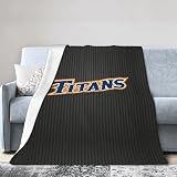 Cal State Fullerton Titans Flannel Blanket Throw Soft Fuzzy Plush Cozy Fleece Blankets40 X30