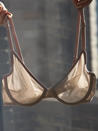 Image of Smart & Sexy Women's Sheer Mesh Demi Underwire Bra