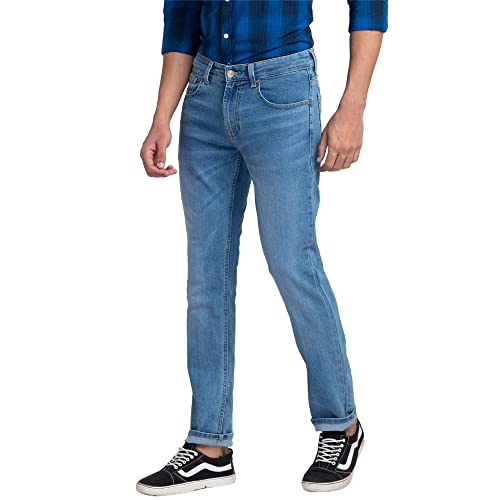 Image of Spykar Men's Rover Regular Fit Mid Rise Casual Jeans