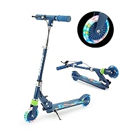 TENBOOM Kids Scooter With LED Light Up Wheels - Adjustable Handlebar For Ages 2-5 Years