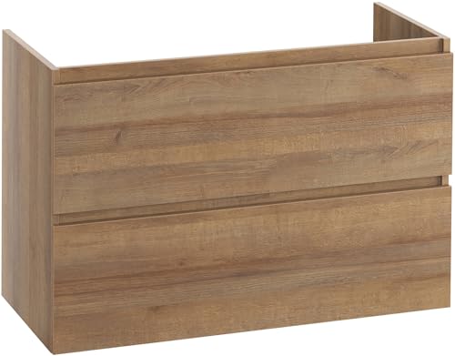 Saqu Terra Waschbeckenunterschrank 100x45x65 cm Denver Eiche