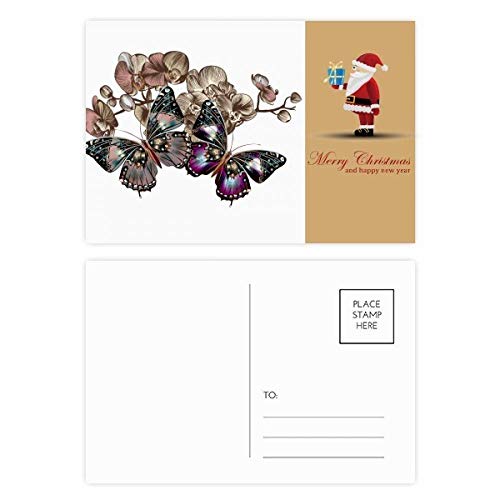 Cartes postales fleurs et papillons - Lot de 20 impressions printanières pour vos correspondances