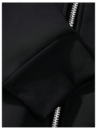 SHENHE Men's Y2k Graphic Star Print Full Zip Up Hoodie Sweatshirt Fleece Jacket with Pockets3