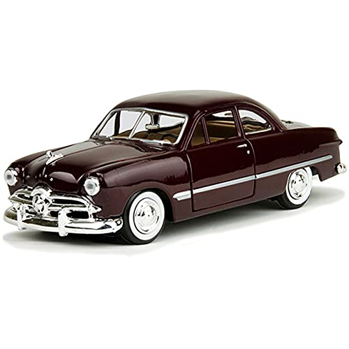 Modelo a escala 1:24 Ford Coupe 1949 Burdeos miniatura 2