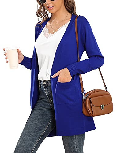 Image of VIISHOW Women's Classic Cardigans Long Sleeve Open Front Casual Knit Cardigan Sweaters Coat Soft Outwear