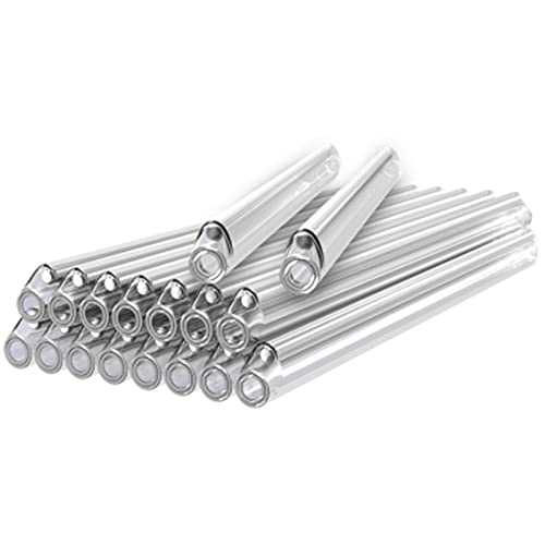 Fiber Optic Fusion Splice Sleeves Tapered Ends 40mm Single Strand (100 Pack)