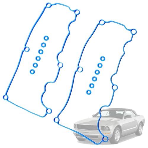Image of VS50646R VS50402 Valve Cover Gasket Set ，Valve Gaskets Compatible with 2005 2006 2007 2008 2009 2010 Ford Mustang 4.0L V6 SOHC 12V,Replace AVC498S 151071201