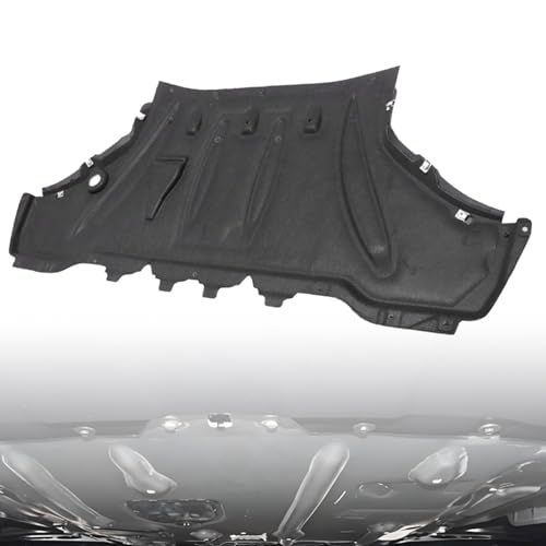 Image of GXARTS Black Under Engine Splash Shield Panel Cover 4H0825235J Compatible with Audi A8 2010 2011 2012 2013