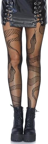 Leg Avenue Women's Dark Alternative Fishnet Tights