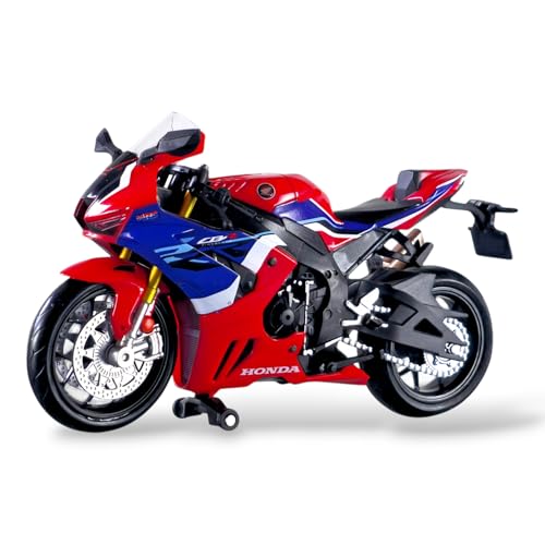 Image of Hoda CBR1000RR-R Firblade SP Superbike Sporty Diecast Motorcycle Model, 1:12 Scale, Red & Blue Color