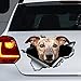 2 pezzi adesivi per auto per animali levriero decalcomania per auto, magnete per levriero tigrato, decalcomania in metallo strappato, adesivo levriero per laptop valigia accessori per camion decalcoma