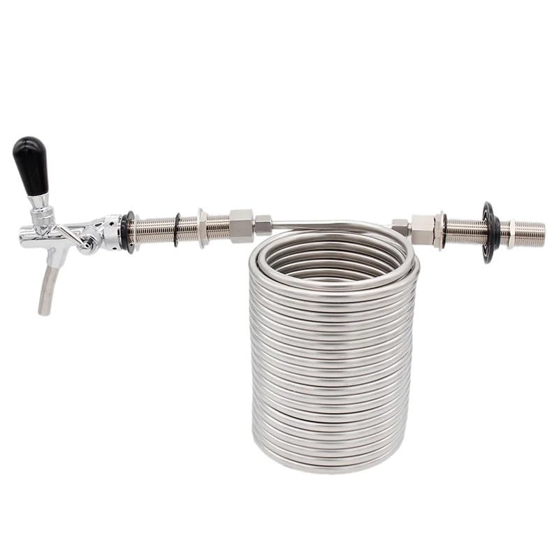 La Mejor Recopilación de Frigoríficos para barril de cerveza . 42 Kit de conversión de Jockey Box, construya su propia bobina de 50', grifo de Control de flujo ajustable único, caja de cerveza de barril Jockey Box Homebrew