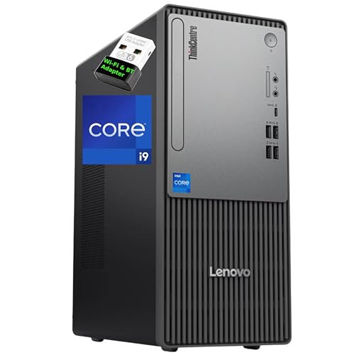 Image of Lenovo ThinkCentre Neo 50T Tower Computer - Intel Core i9-12900K, 32GB Ram, 1TB NVMe SSD, HDMI, VGA, USB Type-C, Card Reader, Wi-FI /BT Adapter, Gen 5 Desktop, Windows 11 Pro