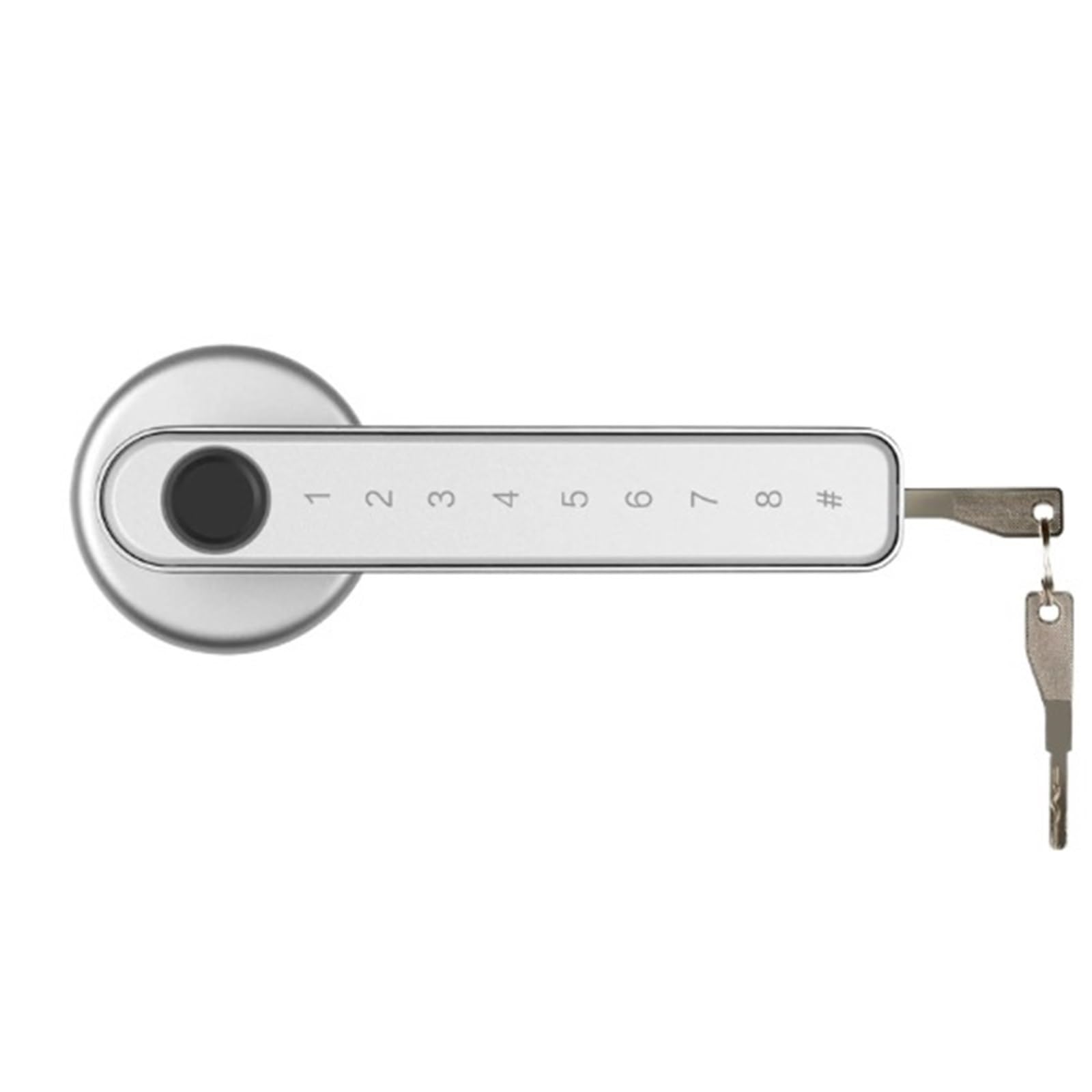Smart Door Lock, Fingerprint Door Lock/smart Door Handle/biometric Door Lock Password Keypad/Key/Entrance Door Handle