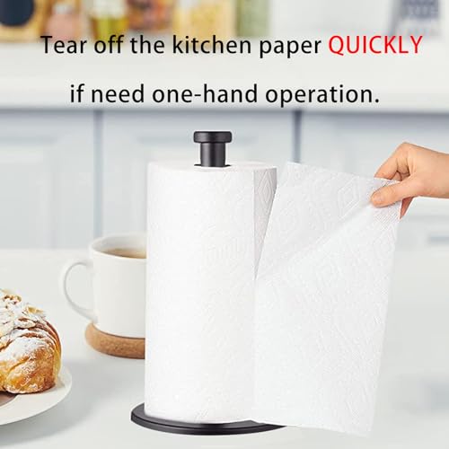 Kewanno PAPERTOWELHOLDER-011 Paper Towel Holder, Black Kitchen Towel Holder thumb #5