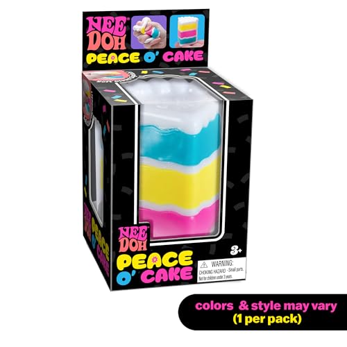 Schylling Needoh Peace O Cake - Sensory Squeeze Toy - Colors May Vary image 9
