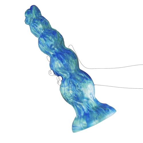 Image of 17.1 Inch Huge Thick Knot Horse Dildo, XXXL Big Fantasy Dildos | Monster, Dragon, 4 Dog Knots, Extra Large, Giant, For G-Spot Anal, Strong Suction Cup, Adult Sex Toys, For Women Men Gay