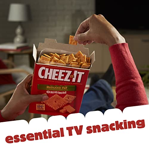 Cheez-It, Baked Snack Cheese Crackers, Reduced Fat Original, Made With 100% Real Cheese, 11.5Oz Box #TOP4