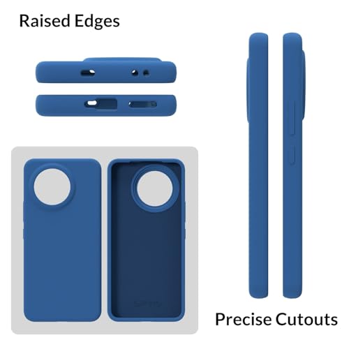 Image of SPRIG Compatible with Mi 14 CIVI Premium SilkTone Back Cover Drop Tested Shock Proof Mobile Case for Men, Women, Boys and Girls with Camera Protection (Navy Blue)