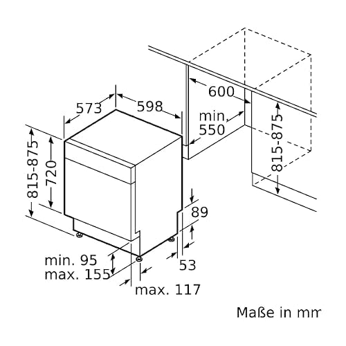 Neff Unterbau-Geschirrspüler S127EAS39E – N70 Serie