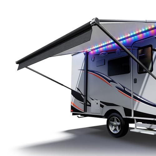 RV Awning Fabric Replacement, 19.5oz Vinyl for Awning- 15' (Fabric 14'2'') by Fonzier - Used condition - US$94.99
