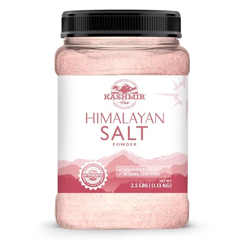 La Salt Co Kashmir 2.5 Lbs Pink Himalayan Salt Jar, Powder cover