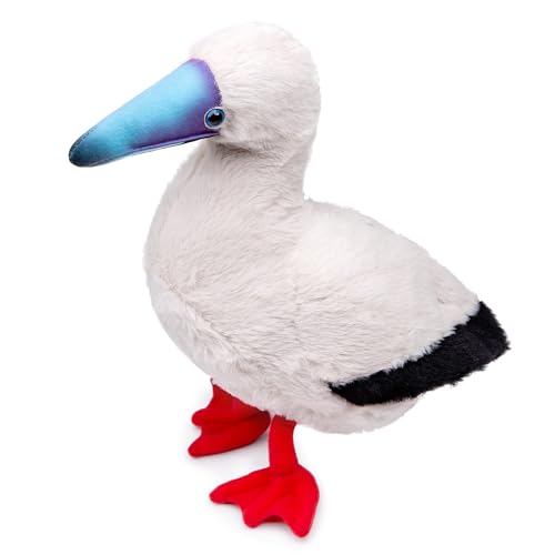 lilizzhoumax Simulation Boobies Plush Toy 27cm/10”, Cute Realistic Stuffed Animal Wild Bird Plush Toy