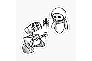 Wall-E and Eva Love Sticker - Love is not a Box