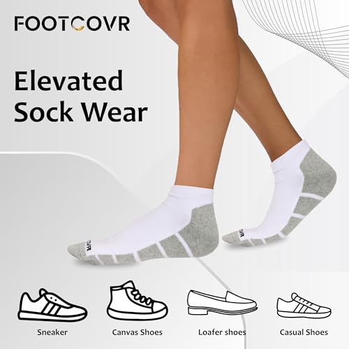 Cushioned Low ankle Socks for Women & Men - 6 Pair Ultra Soft Low ankle Socks Breathable Cotton Socks4
