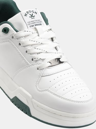 Image of WROGN Men's Sneakers | Contrast Accent Design | Lace-up Closure