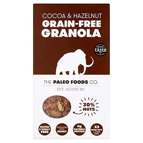 The Paleo Foods Co Cocoa & Hazel Grain-Free Granola 340g - Pack of 2