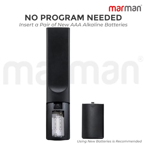 Image of marman Compatible with Nokia Smart Tv Remote Control Suitable for Models 32HDADNVVEE 40FHDADNVVEE 43FHDADNVVEE 43UHDADNVVGE 50UHDADNVVGE 55UHDADNVVGE Non Voice Command with Streaming Apps