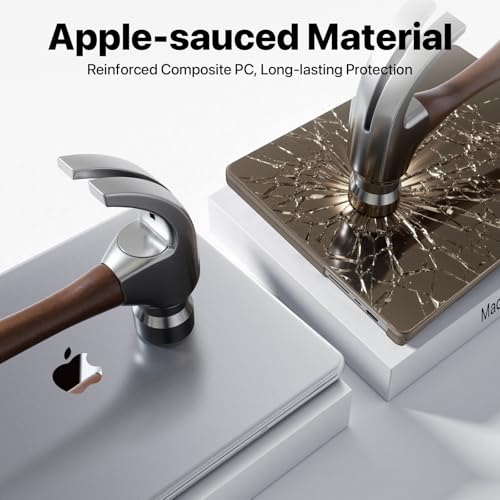 Carcasa rígida MacBook Pro 14 con coincidencia de color oficial transparente cristal de alta densidad 5